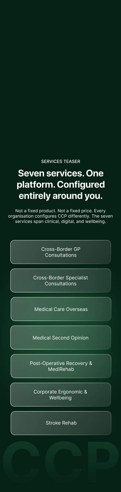 Seven CCP services teaser